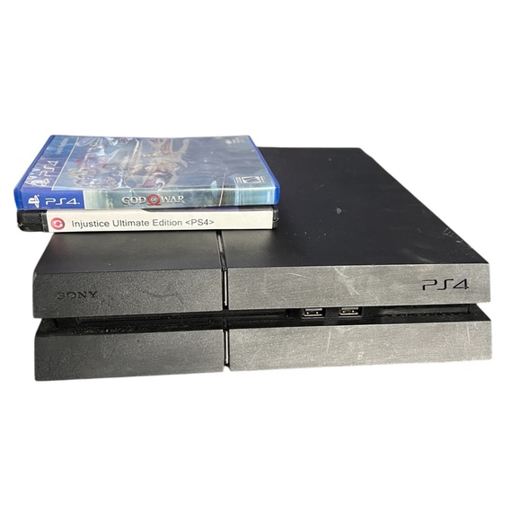 Sony PlayStation 4 PS4 Console 500GB – Untested – Includes God of War & Injustic - Picture 4 of 6